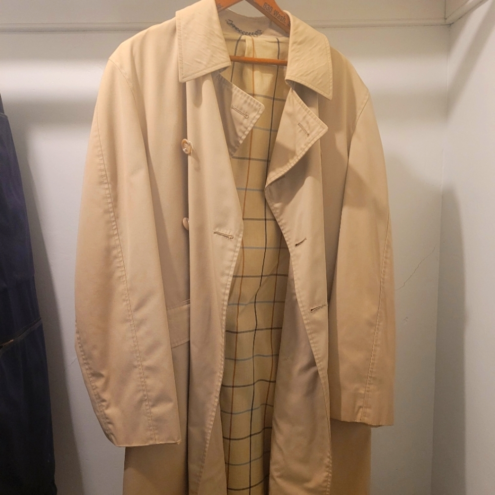 Weather Rogue Vintage Mens Trench Coat